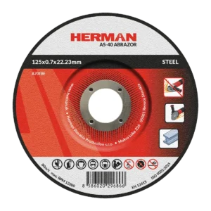 Rezný kotúč HERMAN AS-40 Abrazor | Na oceľ 125x0