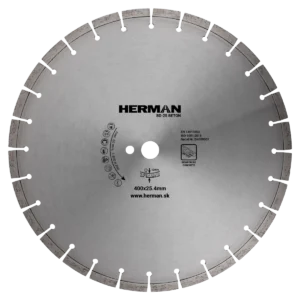 Diamantový kotúč HERMAN BD-25 Beton 400x25
