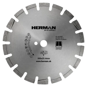 Diamantový kotúč HERMAN BD-65 Asphalt 300x25