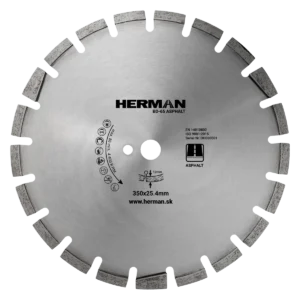 Diamantový kotúč HERMAN BD-65 Asphalt 350x25
