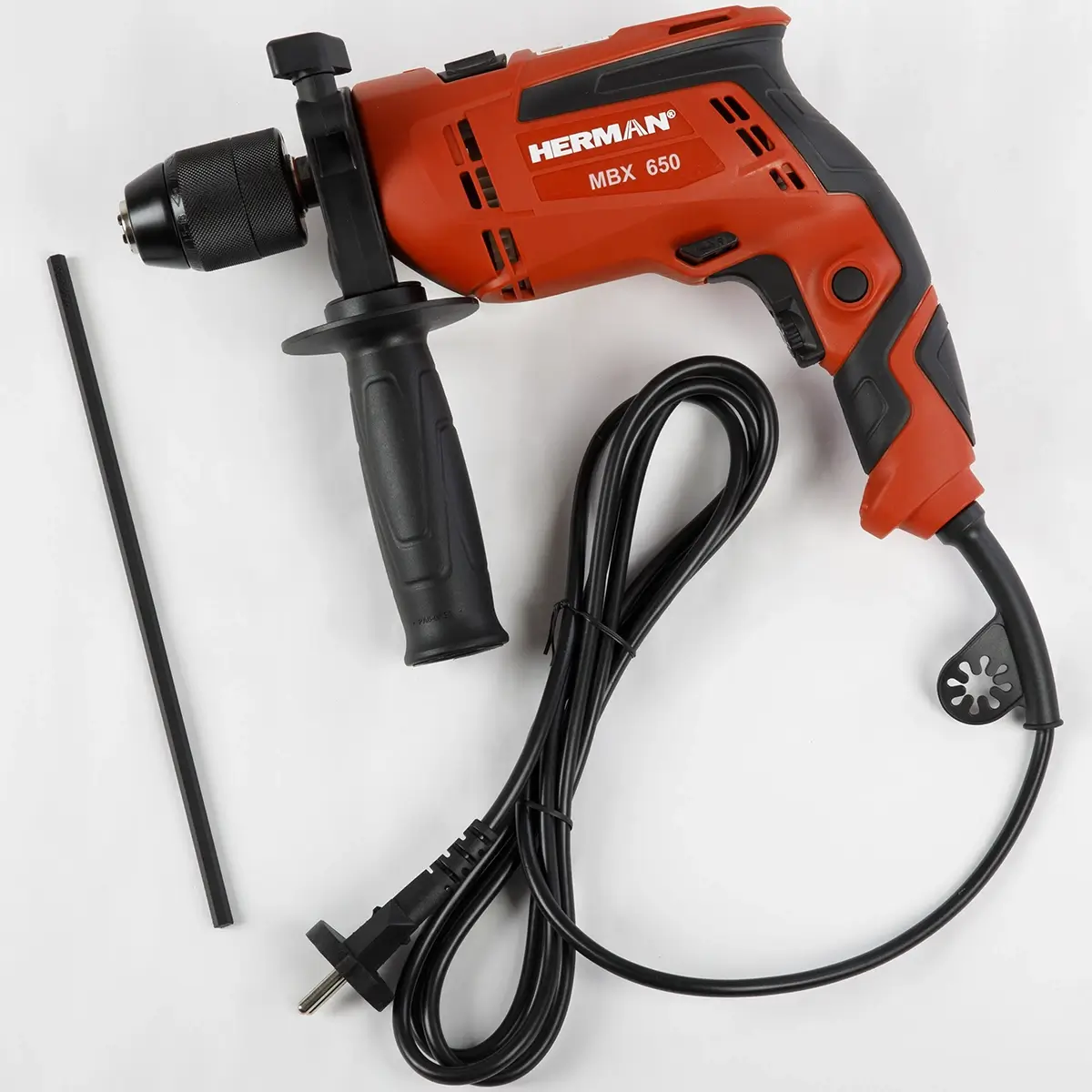Elektrická vŕtačka HERMAN MBX-650 650 W | s príklepom | Náradie | Nástroje – Obrázok 4