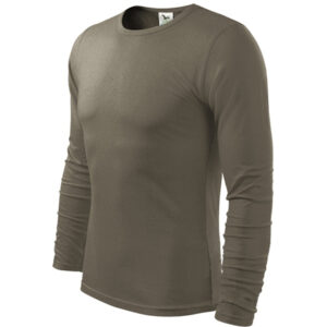 Tričko s dlhým rukávom MALFINI Fit-T Long 160g - army
