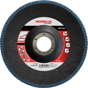 Lamelový kotúč HERMAN LR-10 Area 150mm | P120 | zirconia