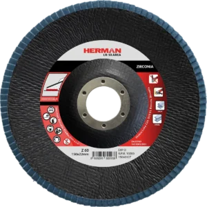 Lamelový kotúč HERMAN LR-10 Area 150mm | P60 | zirconia