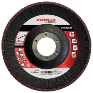 Lamelový kotúč HERMAN LS-20 Canta 125mm | P60 | corundum