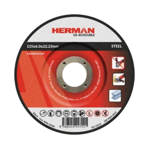 Brúsny kotúč HERMAN GS-40 Double | Na oceľ 115x6