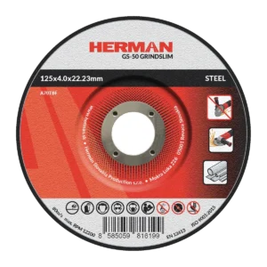 Brúsny kotúč HERMAN GS-50 GrindSlim | Na oceľ 125x4