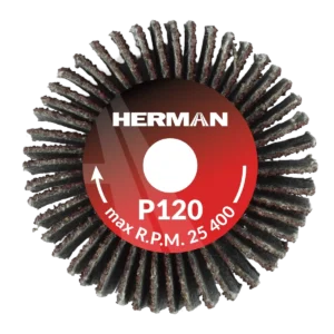 Brúsny kotúč na stopke HERMAN FWS-10/S 30x10x6mm | Corundum | P120