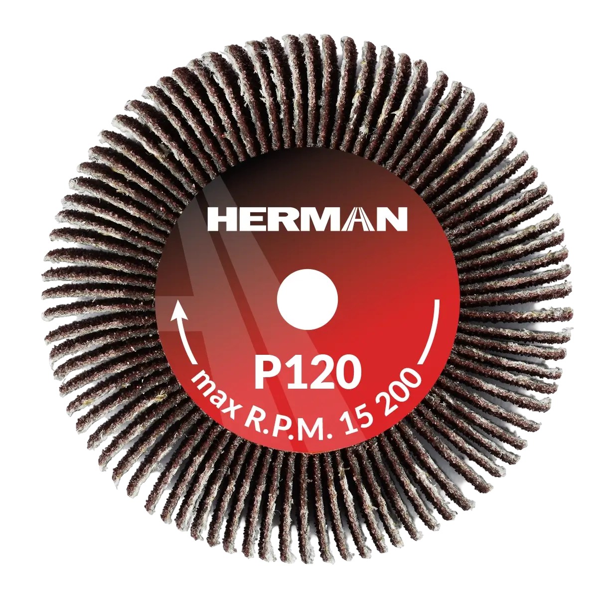 Brúsny kotúč na stopke HERMAN FWS-10/S 50x20x6mm | Corundum | P120