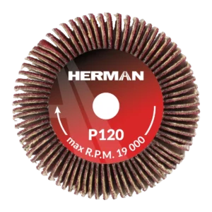 Brúsny kotúč na stopke HERMAN FWX-10/S 40x20x6mm | Ceramic | P120