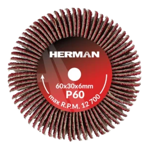 Brúsny kotúč na stopke HERMAN FWX-10/S 60x30x6mm | Ceramic | P60