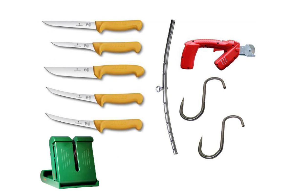 Mäsiarsky set nožov Victorinox Swibo - Expert-Poľovnícke potreby > Nože a náradie > Nože Victorinox > Kuchynské nože Victorinox > Mäsiarske nože Victorinox Swibo
