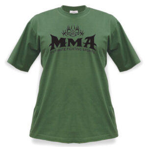Tričko MMA - zelené