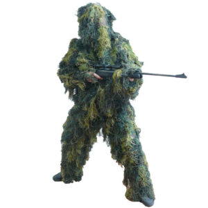 Komplet maskovací MFH Ghillie hejkal 07703T - woodland