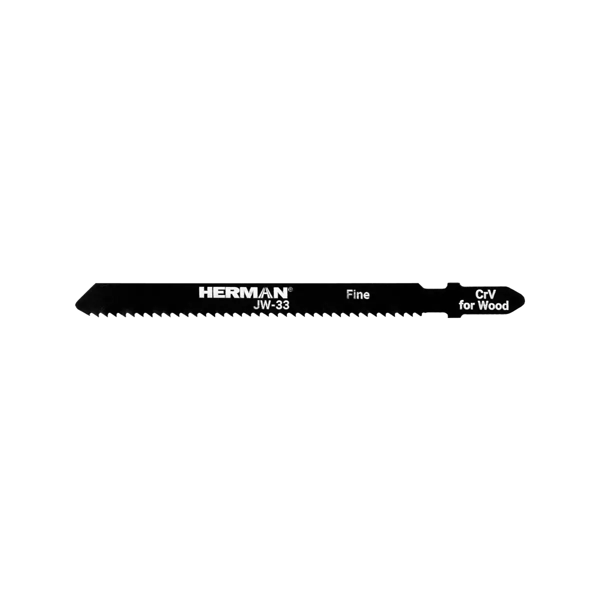 Pílový list HERMAN JW-33 Fine 100/75x8x1mm | 12TPI | Pre priamočiaru pílu