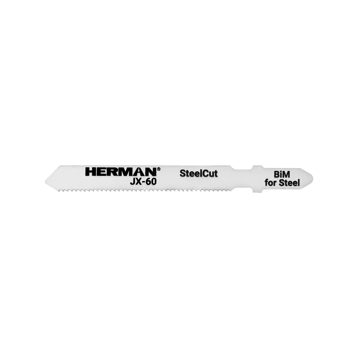 Pílový list HERMAN JX-60 SteelCut 130/110x8x1mm | 21TPI | Pre priamočiaru pílu
