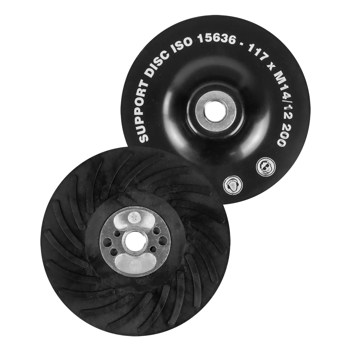 Podložný tanier HERMAN FP-80 Hard Turbo Pre fíbrové kotúče - tvrdý | 117mm M14