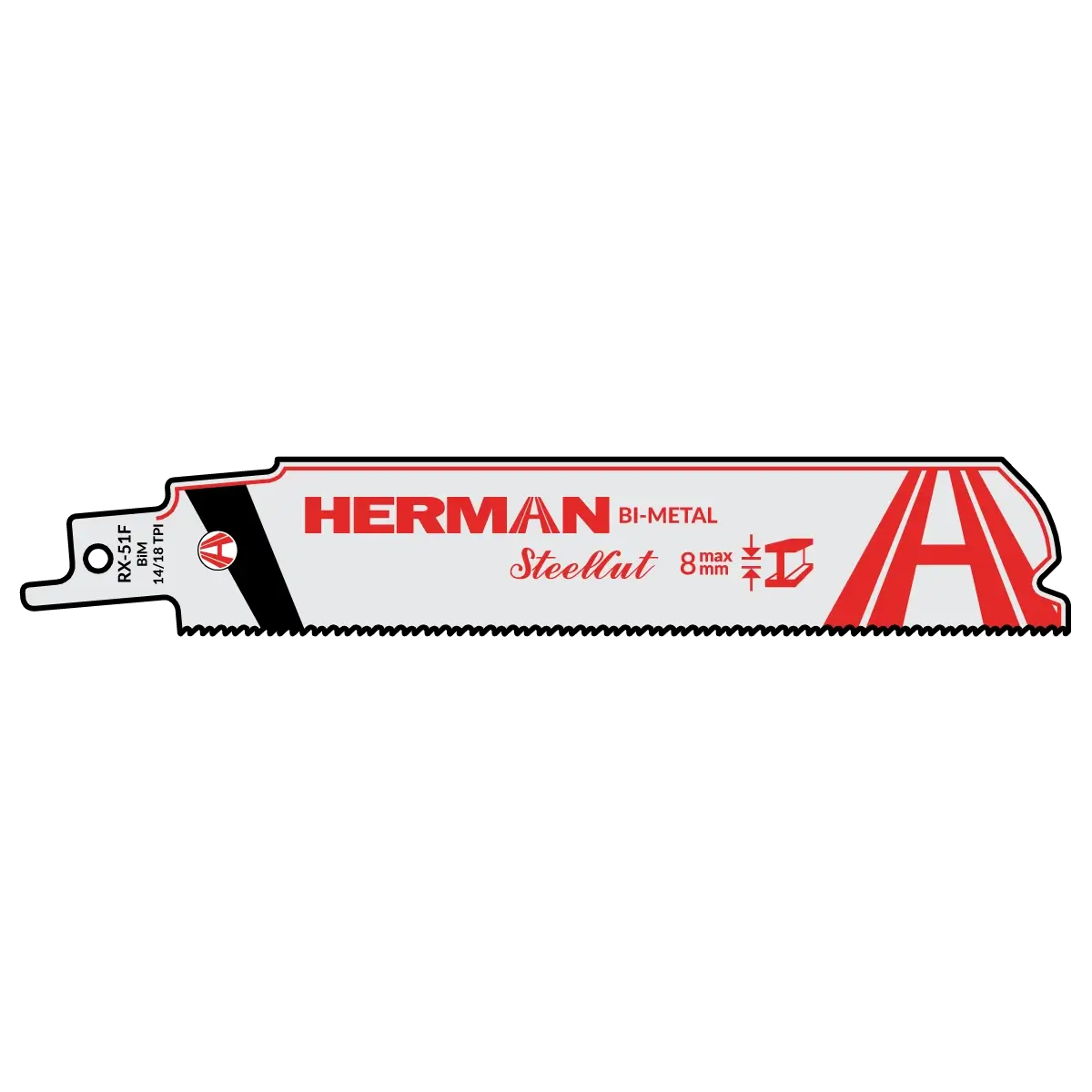 Pílový list HERMAN RX-51F SteelCut 150/130x25x1