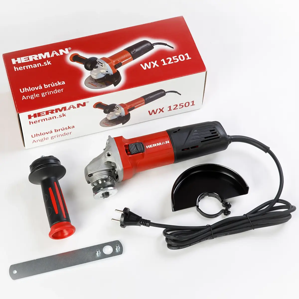 Uhlová brúska HERMAN WX-12501 125 mm | 1000 W | Náradie | Nástroje – Obrázok 3