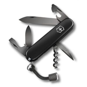Vreckový nôž Victorinox Spartan PS - 13 funkcií čierna oceľ-Poľovnícke potreby > Nože a náradie > Nože Victorinox