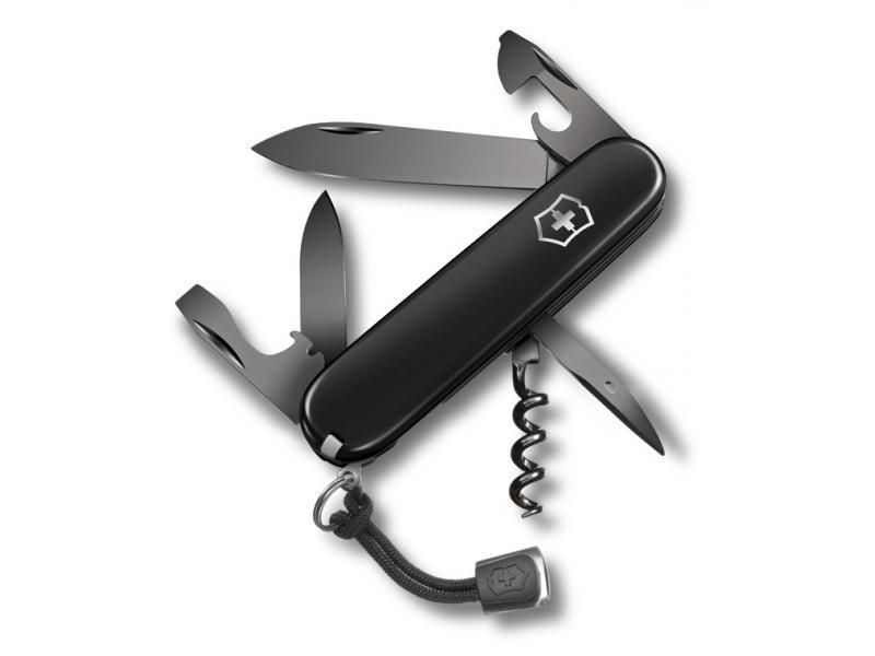 Vreckový nôž Victorinox Spartan PS - 13 funkcií čierna oceľ-Poľovnícke potreby > Nože a náradie > Nože Victorinox
