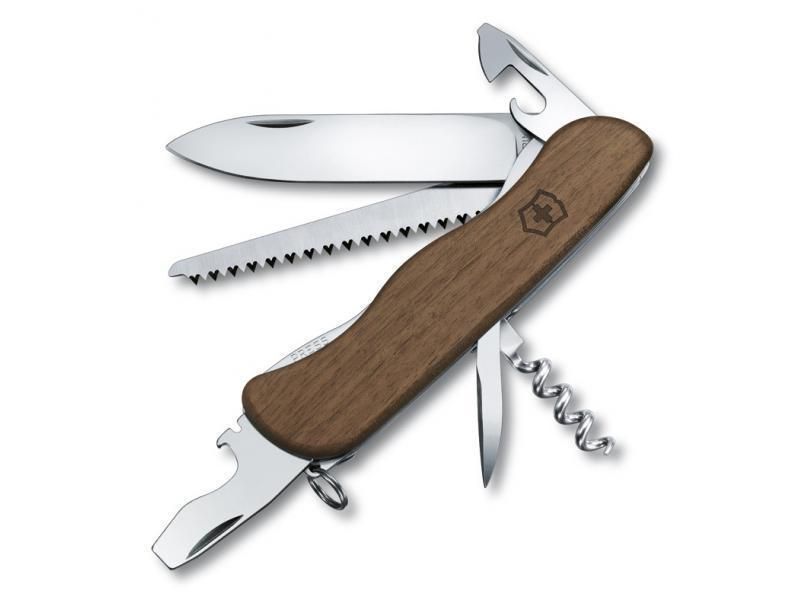 Vreckový nôž Victorinox Forester Wood - 10 funkcií-Poľovnícke potreby > Nože a náradie > Nože Victorinox