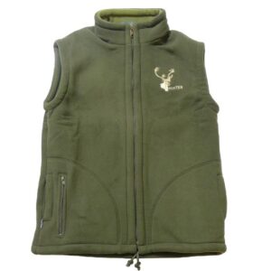 Vesta fleece HUNTER jeleň - olivovozelená