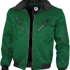 Bunda pilot QUALITEX Pilotenjacke kombinovaná - zelená