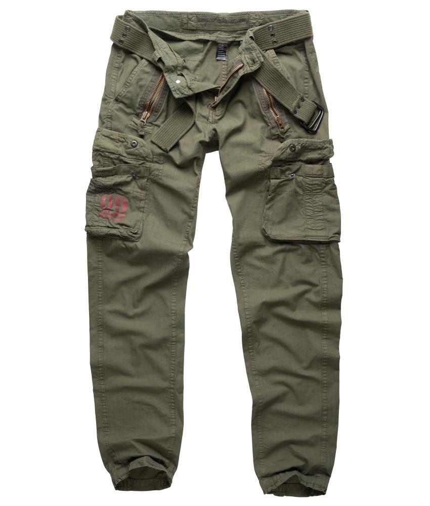 Nohavice SURPLUS Royal Traveler Slimmy - royal green