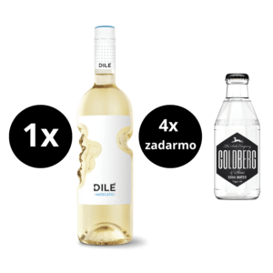 Dilé Moscato + 4 x Goldberg Soda Water ZADARMO - 958 SANTERO