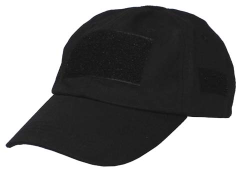 Šiltovka so suchým zipsom MFH 10263A - čierna