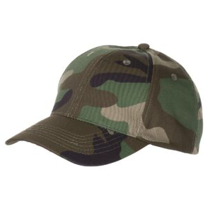 Šiltovka nylon Baseball MFH US Cap 10273T - woodland