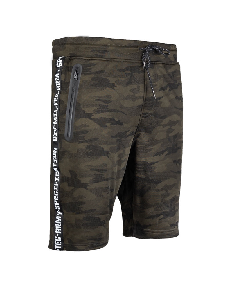 Nohavice krátke tréningové MIL-TEC short - woodland