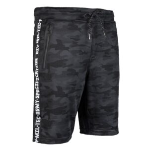 Nohavice krátke tréningové MIL-TEC short - dark camo