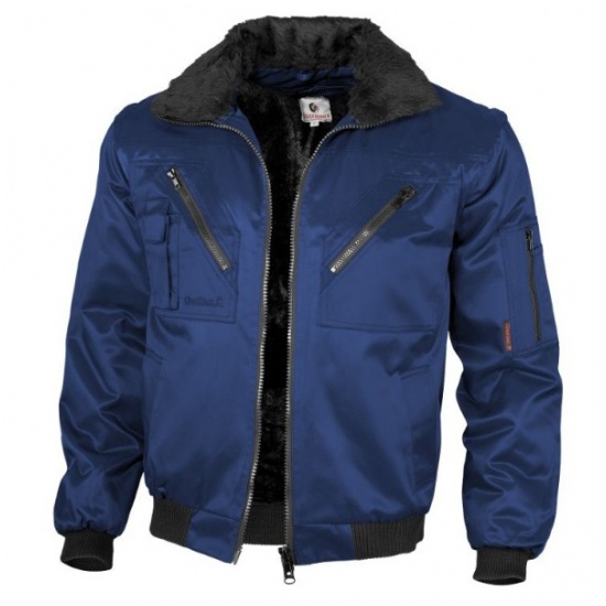 Bunda pilot QUALITEX Pilotenjacke kombinovaná - navy modrá