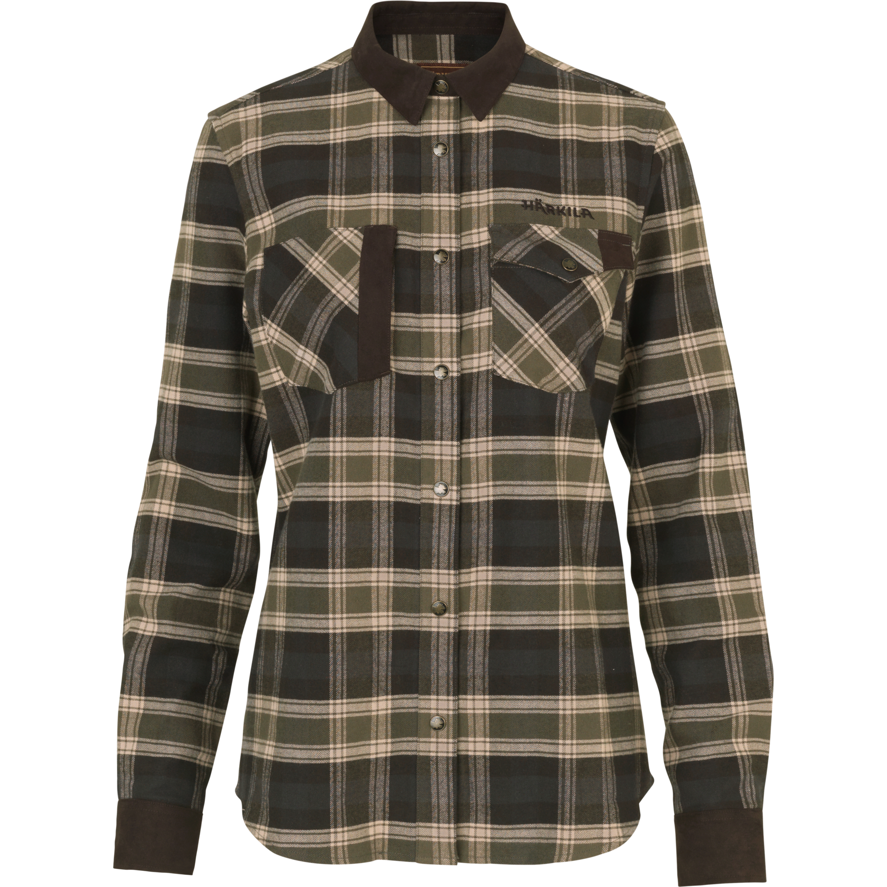 Dámska košeľa Härkila Aivak L/S Olive 2XL-Obuv a oblečenie > HÄRKILA oblečenie > Košele a tričká HÄRKILA