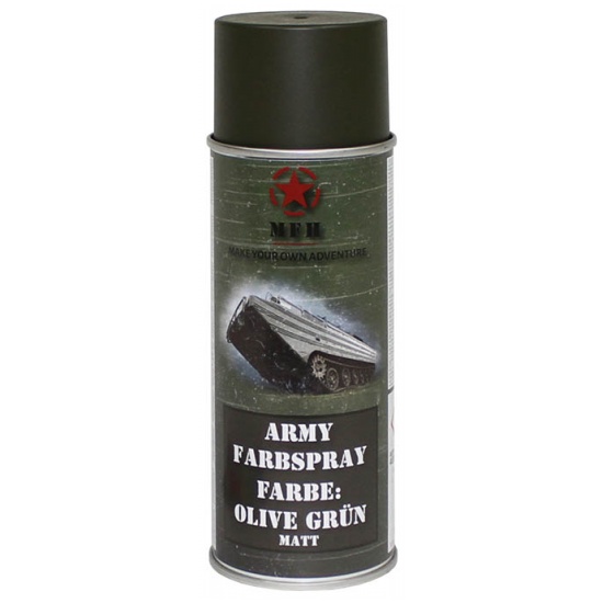 Farba vojenská v spreji "ARMY" MFH 27375E - olivovozelená