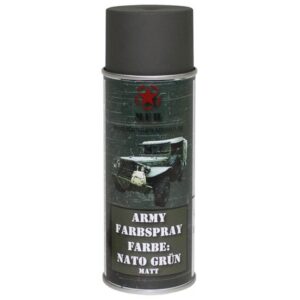 Farba vojenská v spreji "ARMY" MFH 27375B - NATO zelená