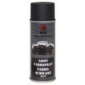 Farba vojenská v spreji "ARMY" MFH 27375A - čierna