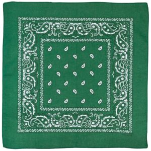 Šatka Bandana vzorovaná MFH 16403B - olivová