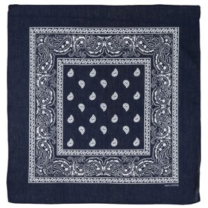 Šatka Bandana vzorovaná MFH 16403G - navy modrá