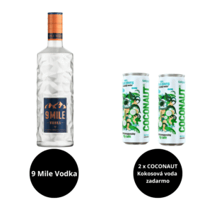 9 Mile Vodka + 2 x COCONAUT Kokosová voda - 9 MILE VODKA