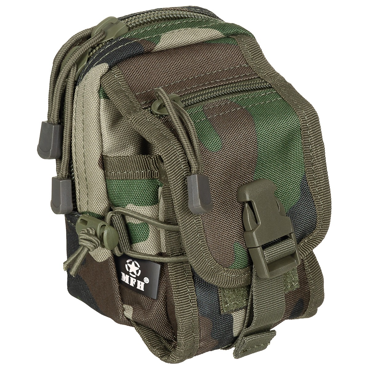 Kapsička na opasok MOLLE viacúčelová MFH 30610T - woodland