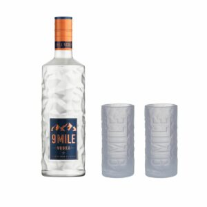 9 Mile Vodka + 2 x 9 Mile Vodka - pohár - 9 MILE VODKA