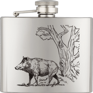 Ploskačka nerezová BARBARIC 40121GR293 Diviak - 120ml