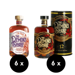 6 x  The Demon's Share El Oro del Diablo + 6 x The Demon's Share Rum 12 Y.O.