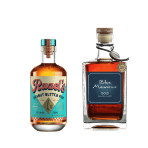 Blue Mauritius Gold Rum + Razel’s Peanut Butter Rum - RAZEL'S