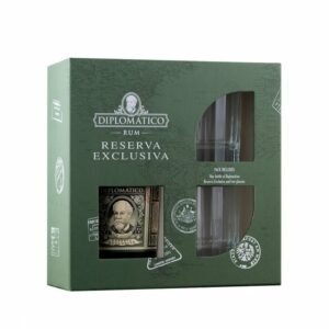 Diplomático Reserva Exclusiva 12 Y.O. + 2 poháre - DIPLOMÁTICO