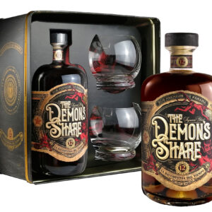 The Demon's Share Rum 12 Y.O. Glass Set - THE DEMON'S SHARE