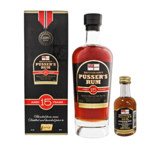 Pusser's Rum 15 Y.O. + Pusser’s Gunpowder Proof Rum MINI zadarmo - PUSSER'S